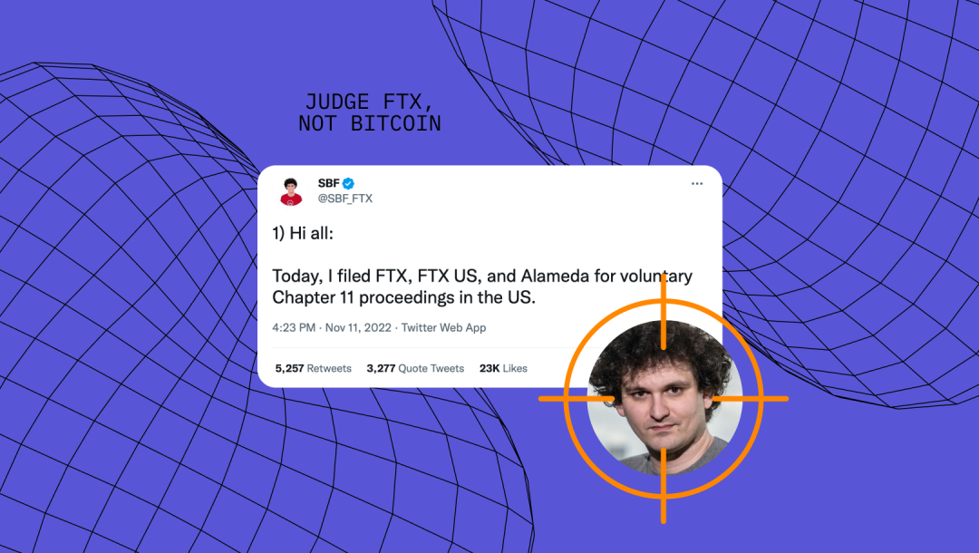 Judge FTX, not Bitcoin